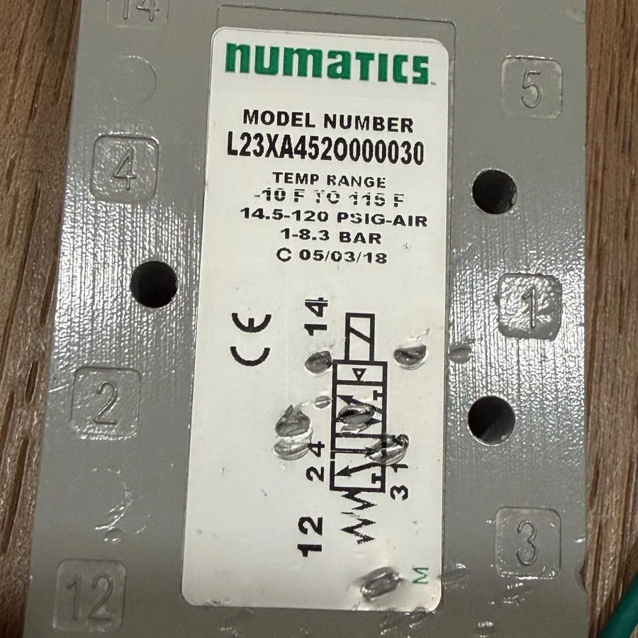 Электромагнитный клапан L23XA452O000030 Aventics Asco Numatics Valve L2 Solenoid