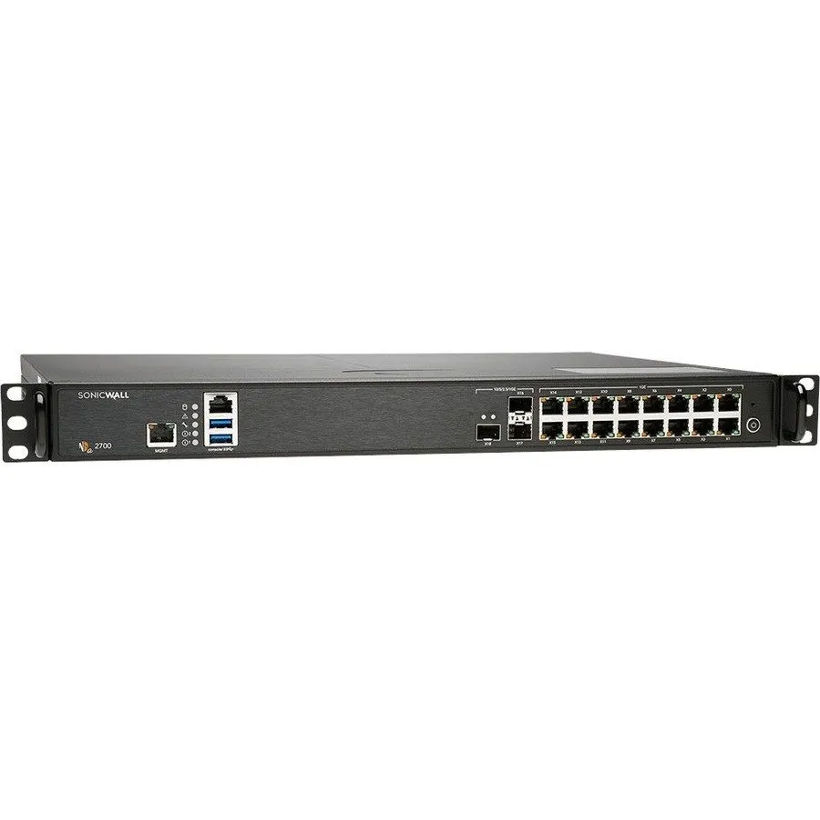 Межсетевой экран SonicWall NSA 2700 Network Security/Firewall Appliance 02SSC432 — фото лота 1