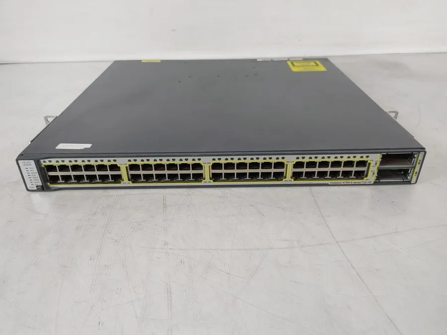 Коммутатор Cisco Catalyst WS-C3750E-48PD-SF 48-Port Gigabit PoE 2x 10GbE X2 Swit