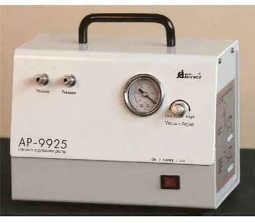 Насос 220V Handheld Lab Oil Free Diaphragm Vacuum Pump Ap-9925 25L/M Pressure Ad — фото лота 1