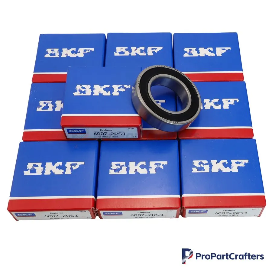 Подшипник SKF 6007 2RS1 DEEP GROOVE BALL BEARING, RUBBER SEALED 35x62x14 mm 6007