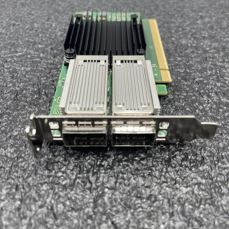 Трансивер Dell Mellanox MCX516A-CDAT CX516A 9FTMY 71C1T 100G 2-Port QSFP28 Netwo