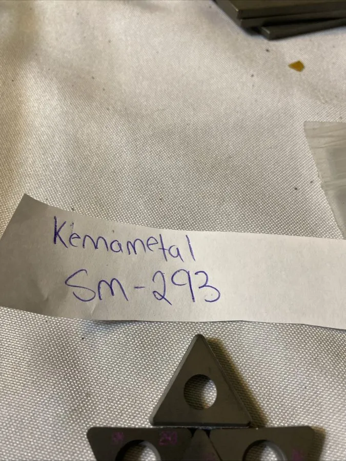 Режущий инструмент KENNAMETAL SM-293 Carbide Insert Seats / Shims — фото лота 1
