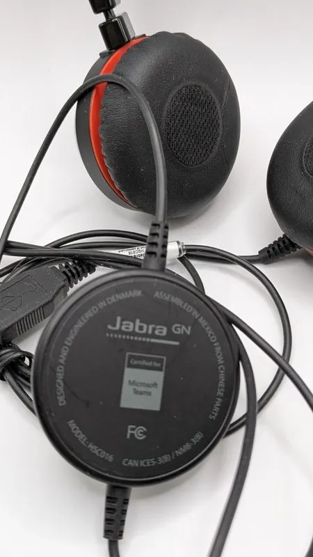 VoIP-шлюз Jabra Evolve 20 Stereo UC USB-C Wired Headset 4999-829-289 HSC016 — фото лота 3