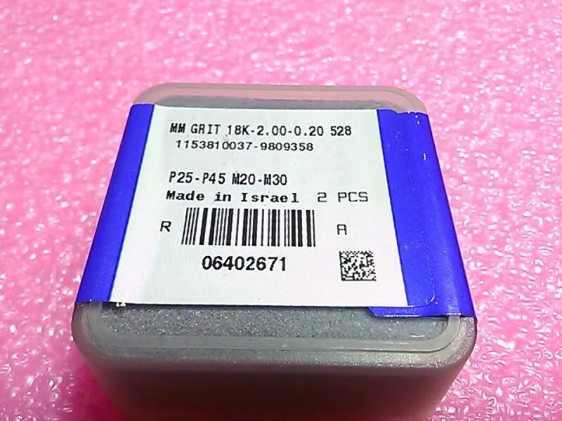 Режущий инструмент ISCAR MM GRIT 18K-2.00-0.20 Grade IC528 Carbide Groove Millin — фото лота 2