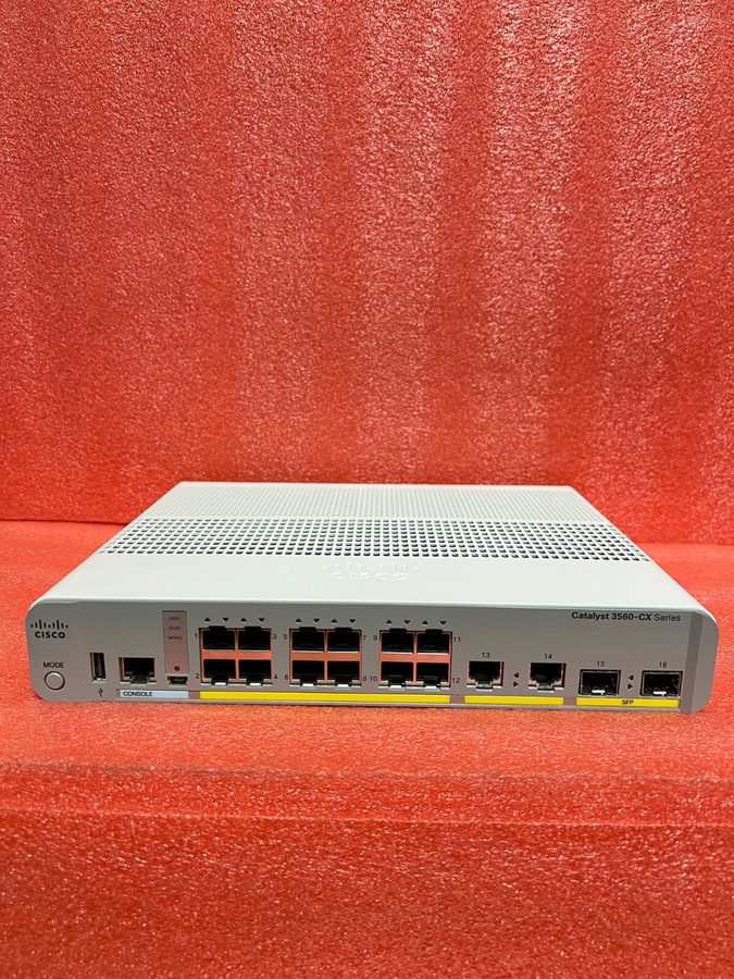 Коммутатор Cisco WS-C3560CX-12TC-S, 12 Port 3560-CX Data IP Base Switch 12 GE