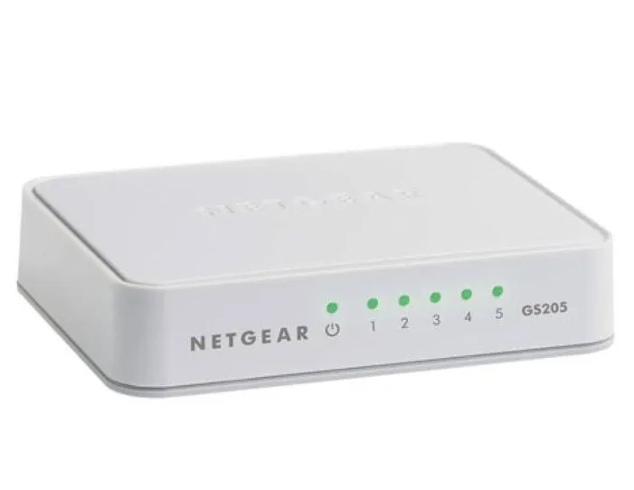 Коммутатор NETGEAR (GS205100PAS) 5 Port Gigabit Ethernet Switch