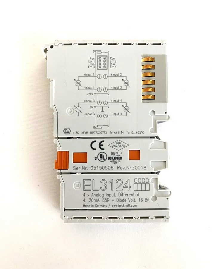 Модуль ввода-вывода Beckhoff EL3124 Analog Input EtherCAT Terminal