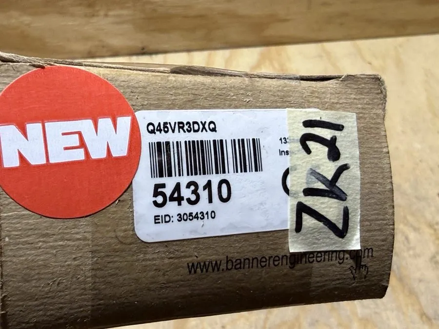 Фотоэлектрический датчик Banner Engineering Q45VR3DXQ Photoelectric Sensor 3m 12
