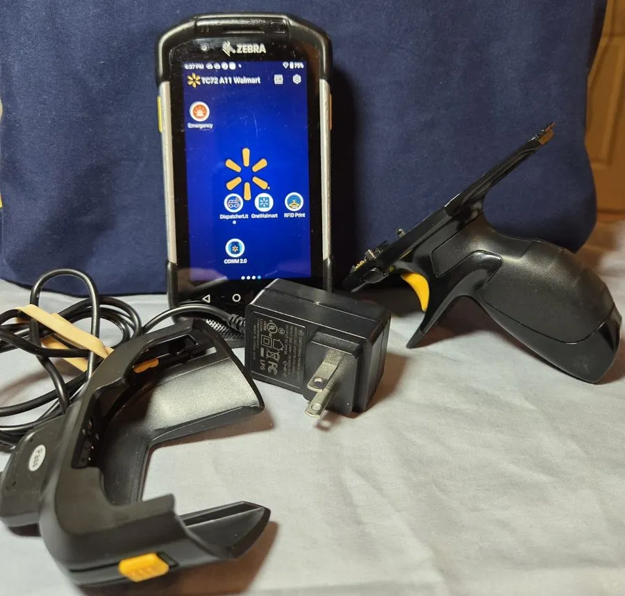 Терминал сбора данных Zebra TC72 Scanner Bundle TC720L w/ Wmt Software, Charger,