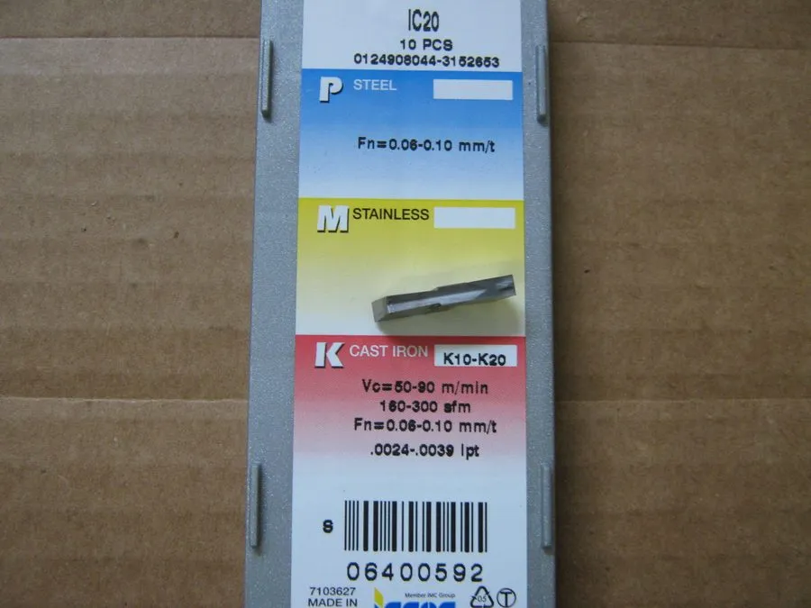 Режущий инструмент ISCAR GIP2.70-0.10 IC808 CARBIDE INSERTS GIP2.70 Grooving Ins