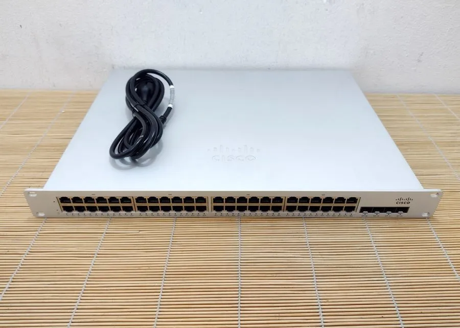 Коммутатор Unclaimed Cisco Meraki MS120-48-HW 48-Port Managed Ethernet Switch NO