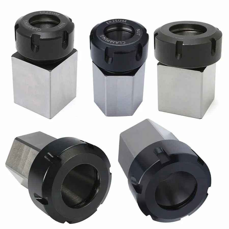 Режущий инструмент Hex+Square ER25/ER32/ER40 Collet Block Spring Chuck Holder En — фото лота 1