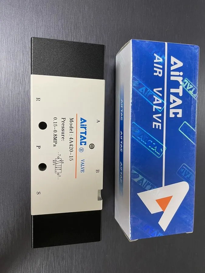 Пневмоклапан Airtac 4A420-15 Double Air Piloted Pneumatic Valve