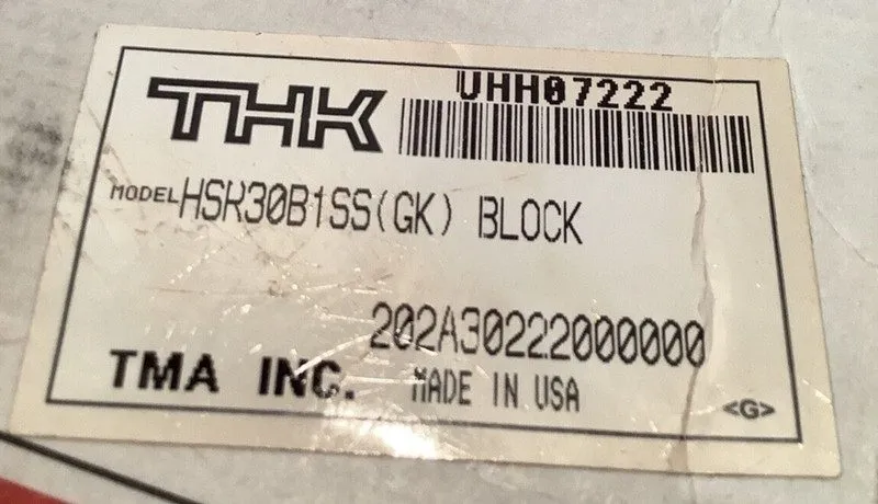 Линейная направляющая THK HSR30B1SS(GK) Linear Bearing Block