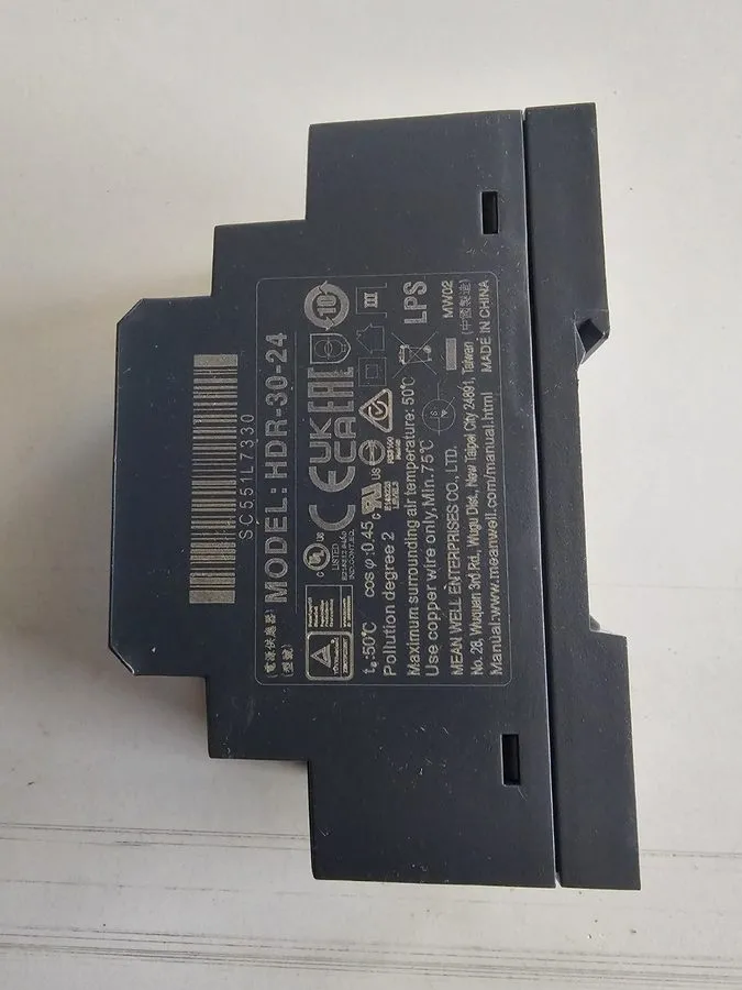 Блок питания Mean Well HDR-30-12 24W 12VDC 2A DIN Rail Switchmode Power Supply
