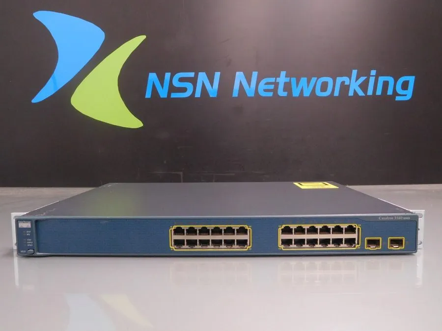 Коммутатор Cisco Systems WS-C3560-24TS-S Catalyst 3560-24TS SMI 24 Port Switch