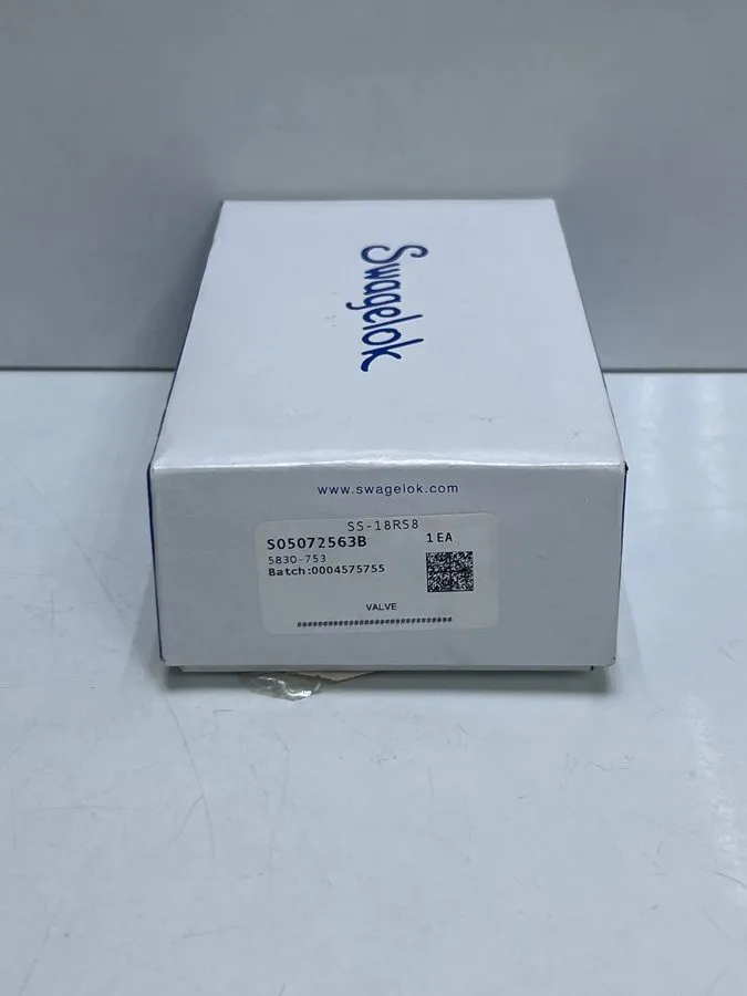 Клапан Swagelok SS-18RS8 needle valve shipping