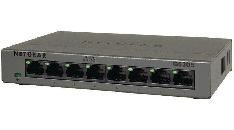 Коммутатор NETGEAR GS308 GS308-300PAS 8-Port Gigabit Ethernet Unmanaged Switch