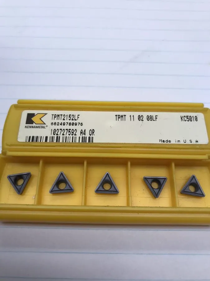 Режущий инструмент TPMT21.52LF KC5010 KENNAMETAL INSERT