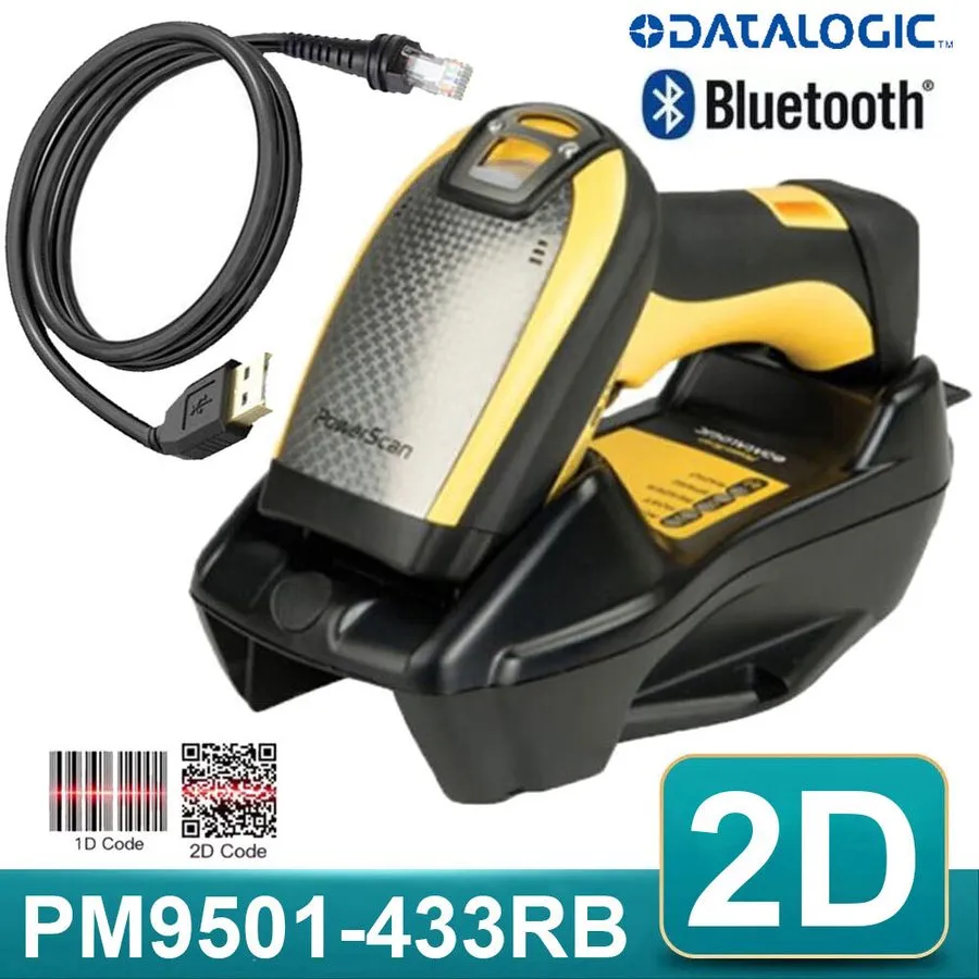 Сканер штрих-кода Datalogic PM9501-433RB 2D Wireless Handheld Barcode Scanner 2D
