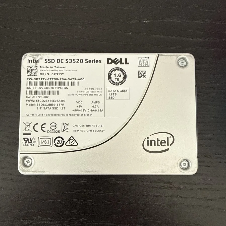 SSD-накопитель Intel DC S3520 120GB 2.5" SATA 6Gb/s Enterprise SSD