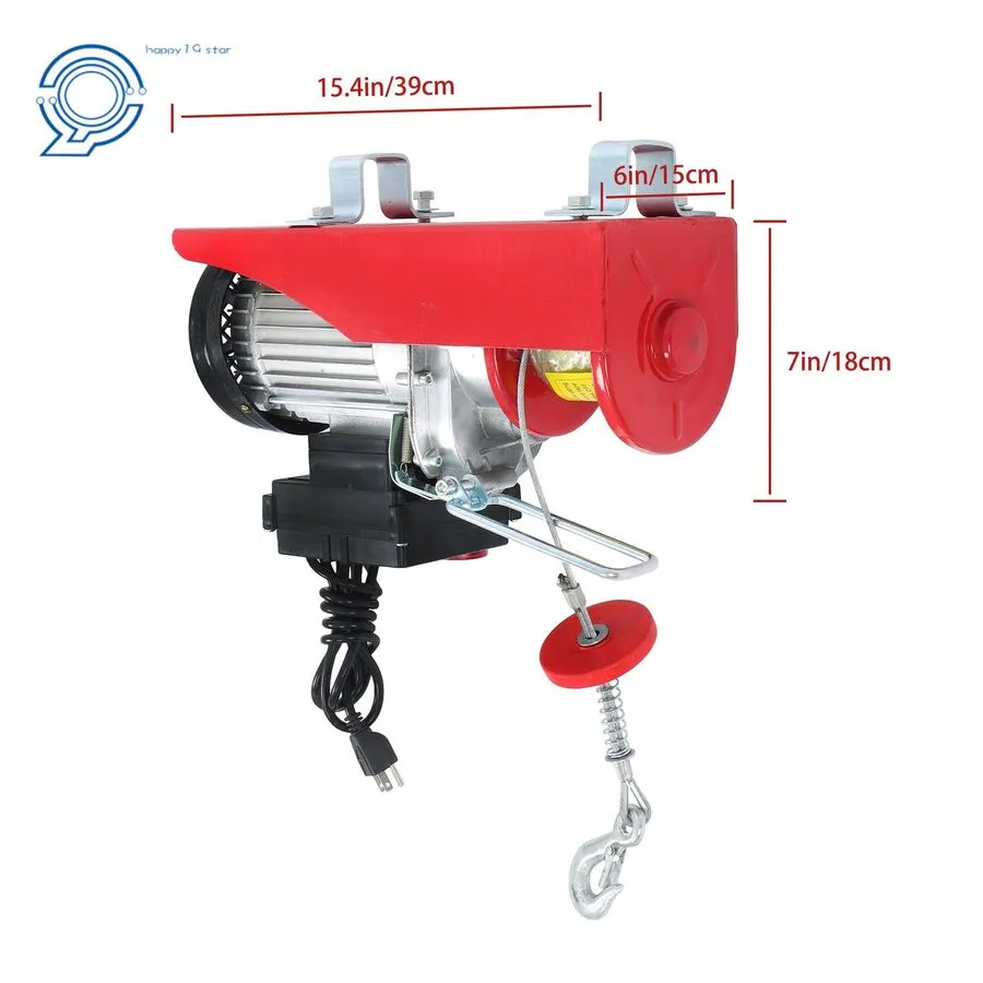 Таль 1320lb Wireless Electric Hoist 110V 1150W Height 20-40ft w/Emergency Stop S