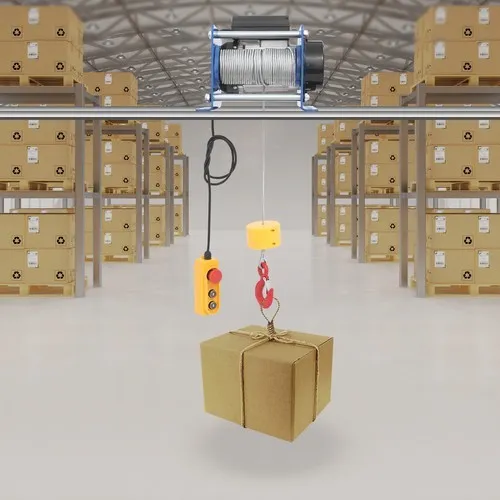 Таль Electric Hoist Winch Wired Electric Lifting Hoist & Remote Control 400kg/88 — фото лота 2