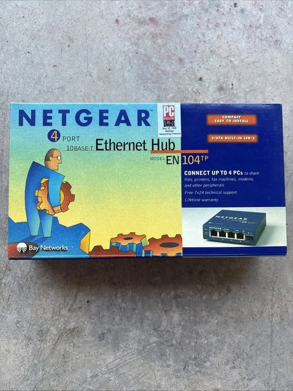 Медиаконвертер NETGEAR EN104TP 4-Port 10Base-T Ethernet Hub