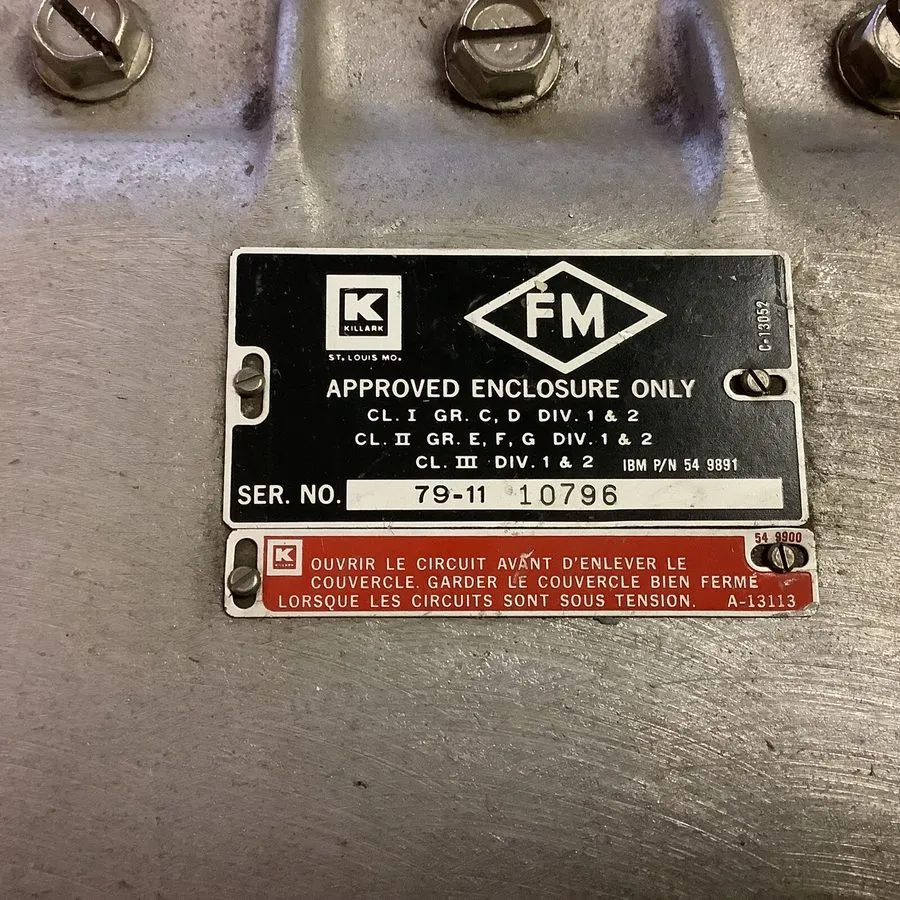 Монтажный шкаф Killark FM XB-8106 Explosion Proof Bolted Enclosure Cast Aluminum — фото лота 2