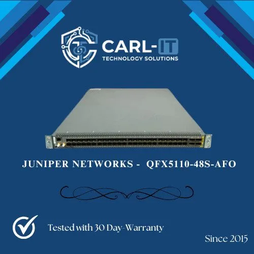 Коммутатор Juniper QFX5110-48S-AFO QFX5110 Ethernet Switch w/Front to Back Airfl