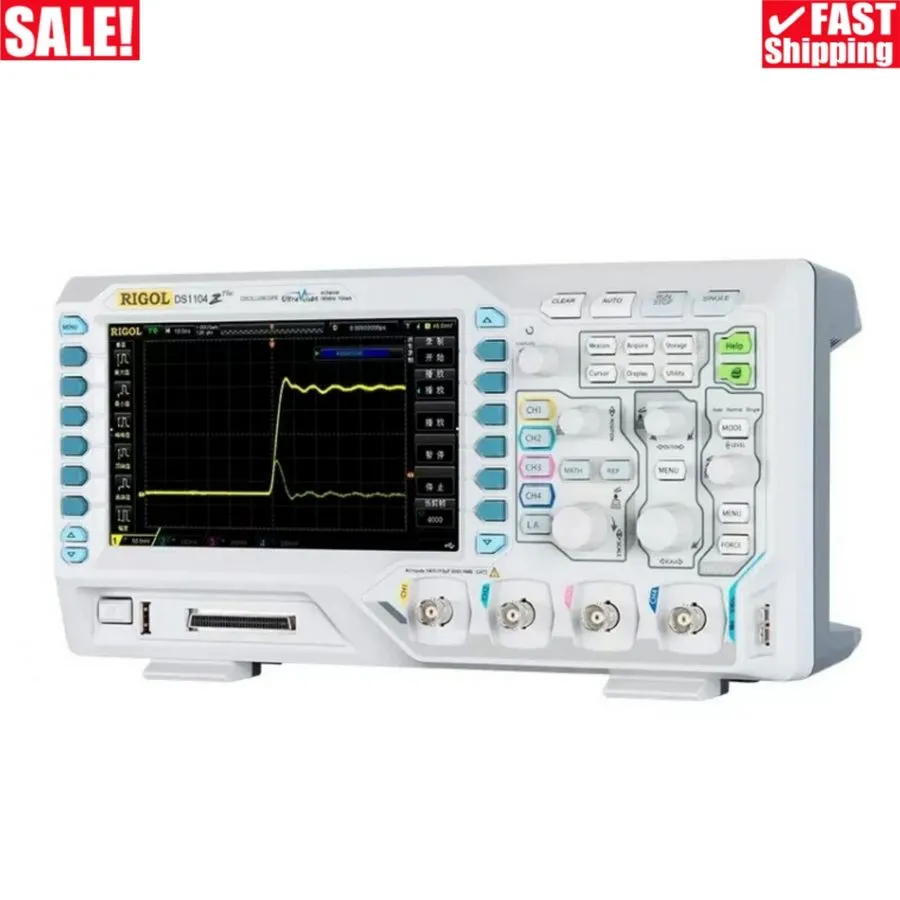 Осциллограф Rigol DS1104Z-S Plus 100 MHz Digital Oscilloscope with 4 Channels an