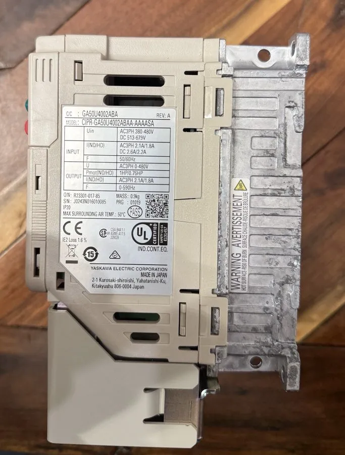Частотный преобразователь YASKAWA GA50U4002ABA AC DRIVE: ga500 series 010-685649 — фото лота 1