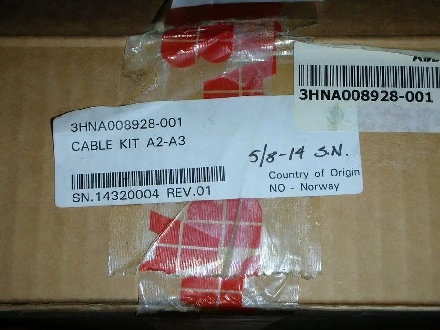Робот ABB 3HNA008928-001 Robotic Cordset Cable Kit A2-A3 — фото лота 1