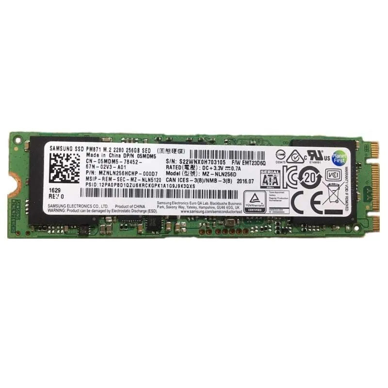 SSD-накопитель Samsung PM871 256GB SSD 2.5" SATA III 6.0 Gbps Solid State Drive