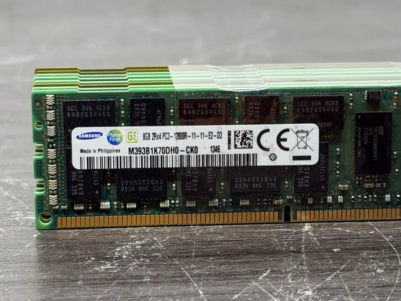 Модуль памяти Samsung M393B1K70DH0-CK0(/YK0) DDR3 1333MHz PC3-12800R 2Rx4 RDIMM 