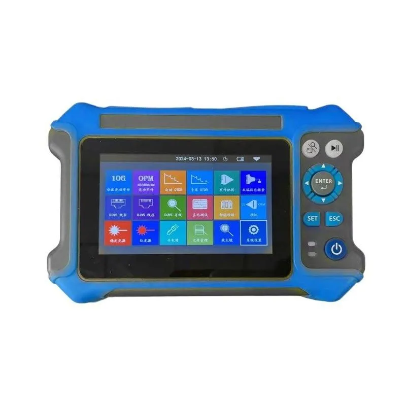 Тестер JW3302K 16-IN-1 OTDR Optical Time Domain Reflectometer 10G OPM 4.3" Touch
