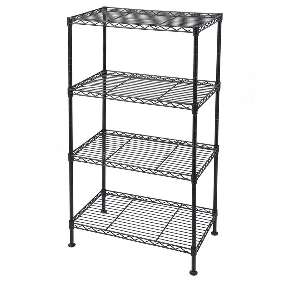 Стойка/шкаф 4-Tier Metal Wire Storage Shelves, Adjustable Standing Storage Rack  — фото лота 2