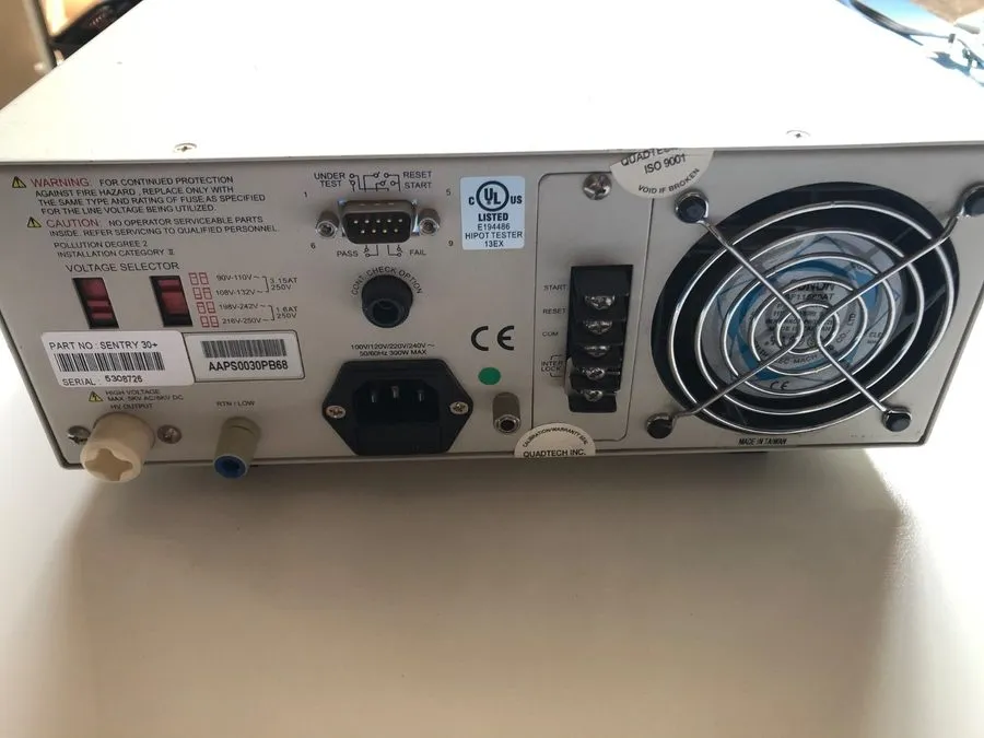 Тестер QUADTECH SENTRY 30 5kV/6kV Hipot tester, Insulation Test 1kV 1000Meg — фото лота 1
