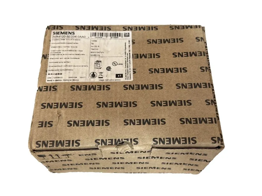 Автоматический выключатель SIEMENS 3VA4120-5ED34-0AA0 ,CIRCUIT BREAKER, 3P/20A /