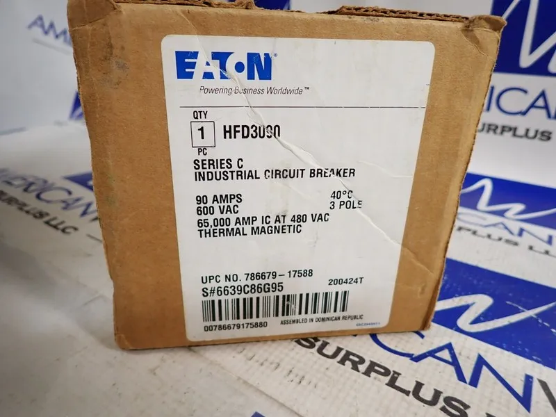 Автоматический выключатель Eaton HFD3090 3p 30 amp Circuit Breaker