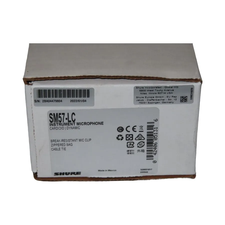 Микрофон Shure SM57-LC Dynamic Instrument Microphone INSTRUMENT PAK