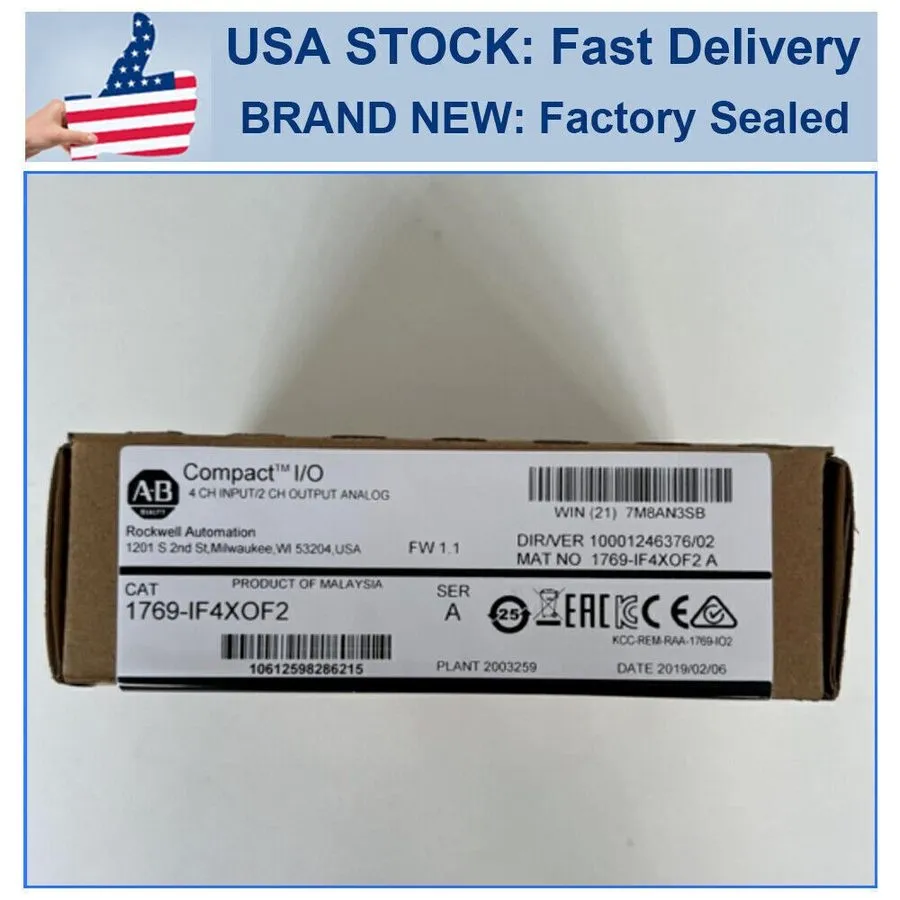 Модуль ввода-вывода 2022 1769-IF4XOF2 CompactLogix Analog 4 inputs 2 outputs