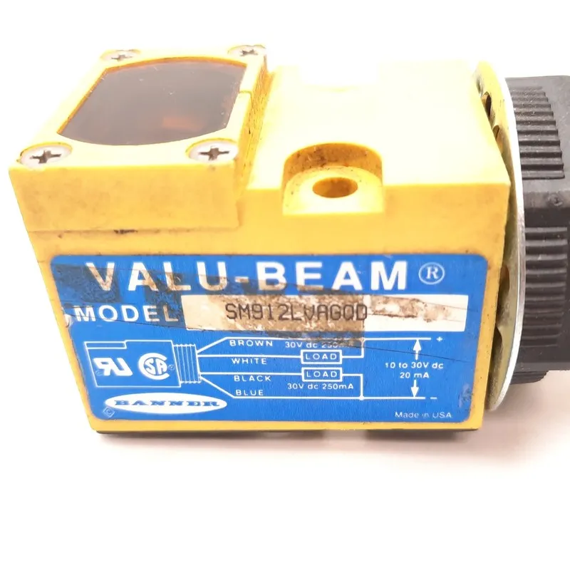 Фотоэлектрический датчик BANNER SM912LVAGQD PHOTOELECTRIC SENSOR NSMP