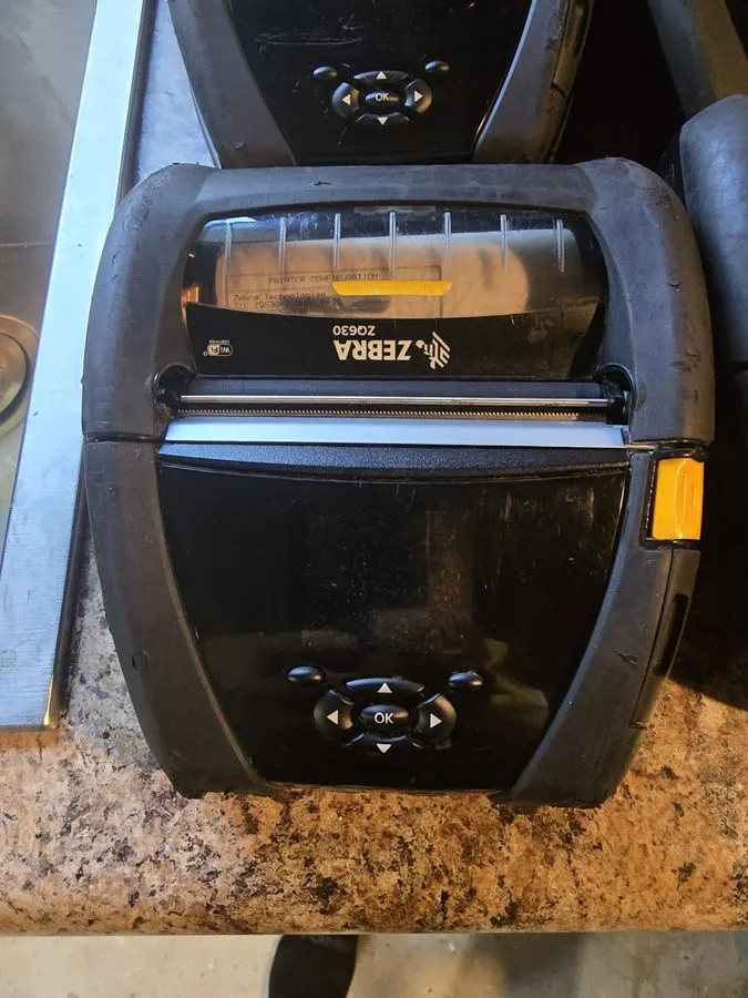 Принтер этикеток Zebra ZQ630 Mobile Barcode Label Printer Wireless Bluetooth — фото лота 1