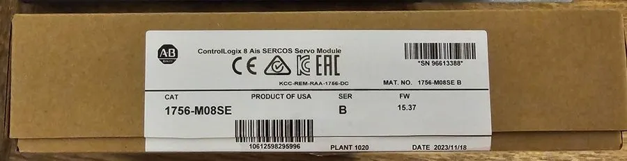Модуль ALLEN BRADLEY 1756-MO8SE 8 AXIS SERCOS INTERFACE MODULE — фото лота 1