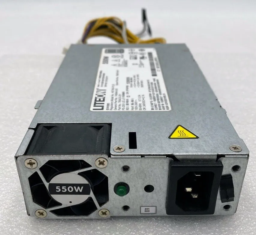 Блок питания HPE 766879-001 550W 1U 12V Non-Hot Plug Power Supply — фото лота 2