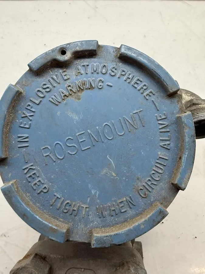 Датчик давления EMERSON ROSEMOUNT 1151 0-100PSI PRESSURE TRANSMITTER 1151GP6E22B — фото лота 1