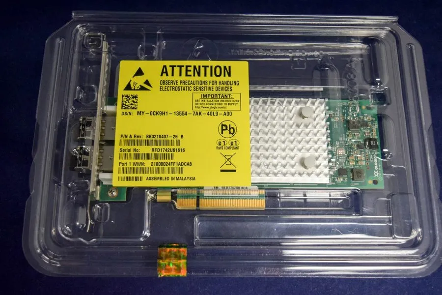 Контроллер QLE2692 QLOGIC/DELL dual port 16 Gbit PCIe 3.0 Host Bus Adapters YCVF