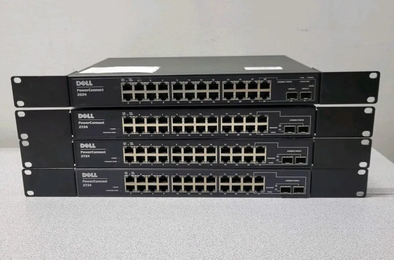 Коммутатор Dell PowerConnect 2724 24-Port Gigabit Web-Managed Network Switch 1U